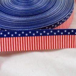 Stars & Stripes 7/8" Grosgrain Ribbon