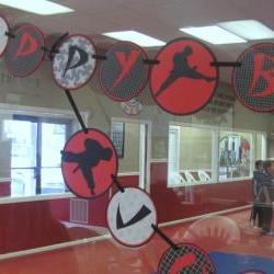 Karate Kid Birthday Banner