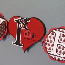 Ladybug Birthday Banner