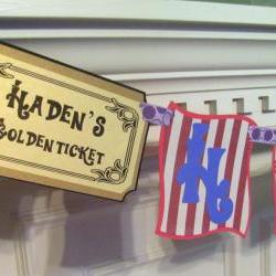 Willy Wonka & the Chocolate Factory Birthday Banner
