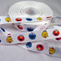 Sesame Street Grosgrain Ribbon - 3 yards, 7/8"