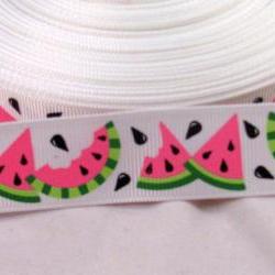 3 Yards 7/8" Watermelon Grosgrain Ribbon