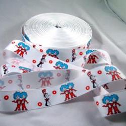 Cat in the Hat 1" Grosgrain Ribbon - 3 Yards